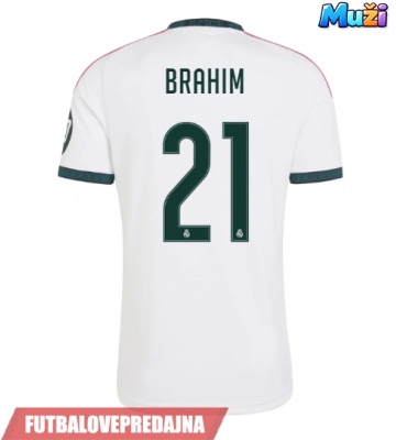 Lacne Muži Futbalové dres Real Madrid Brahim Diaz #21 2026-27 Krátky Rukáv - Domáci